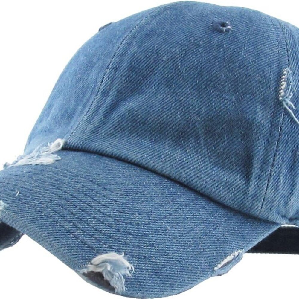 Vintage Washed Distressed Cotton Dad Hat Baseball Cap Adjustable Polo Trucker Un